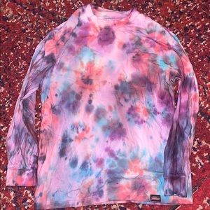 L tie dye dickie shirt